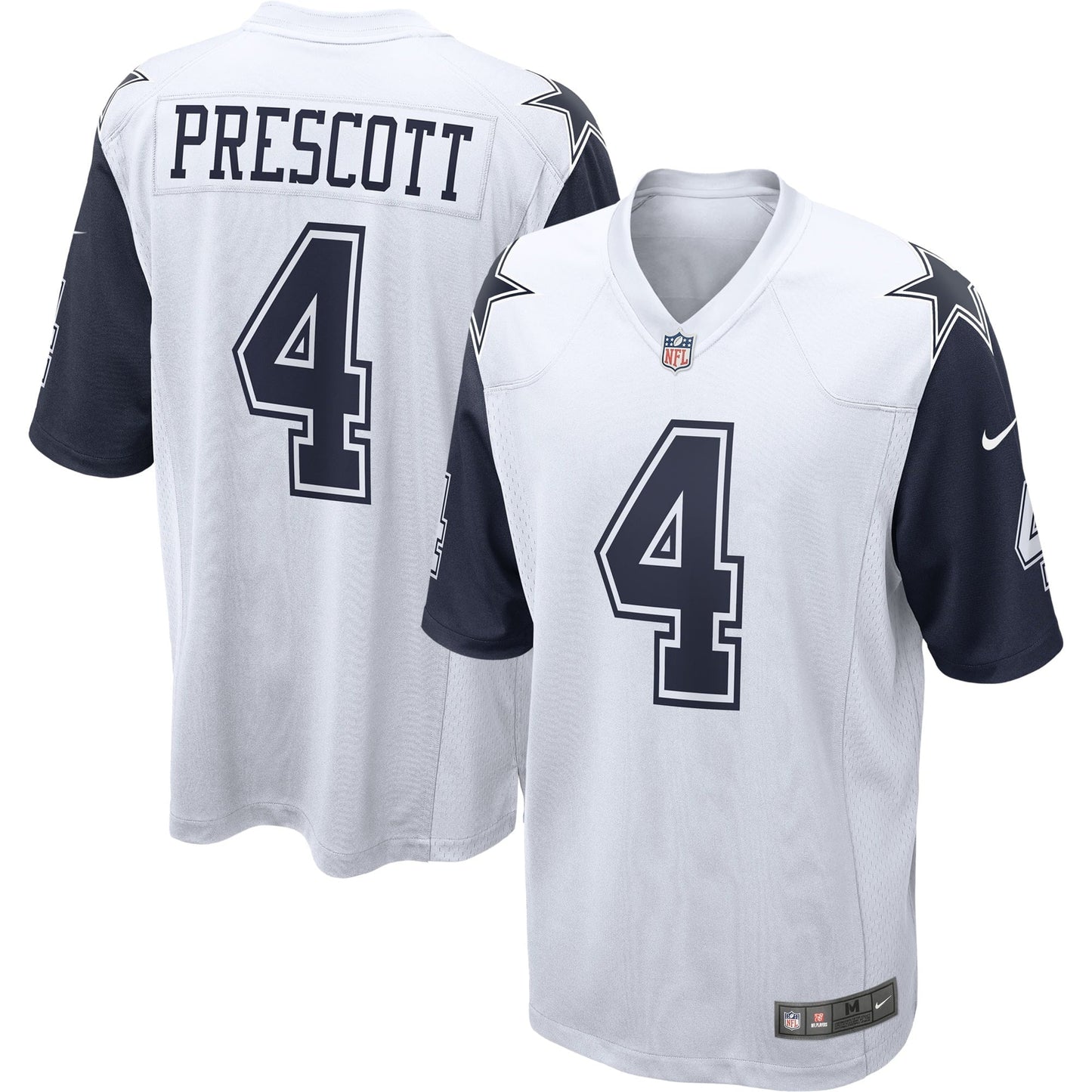 Men's Nike Dak Prescott White Dallas Cowboys Alternate Game Jersey