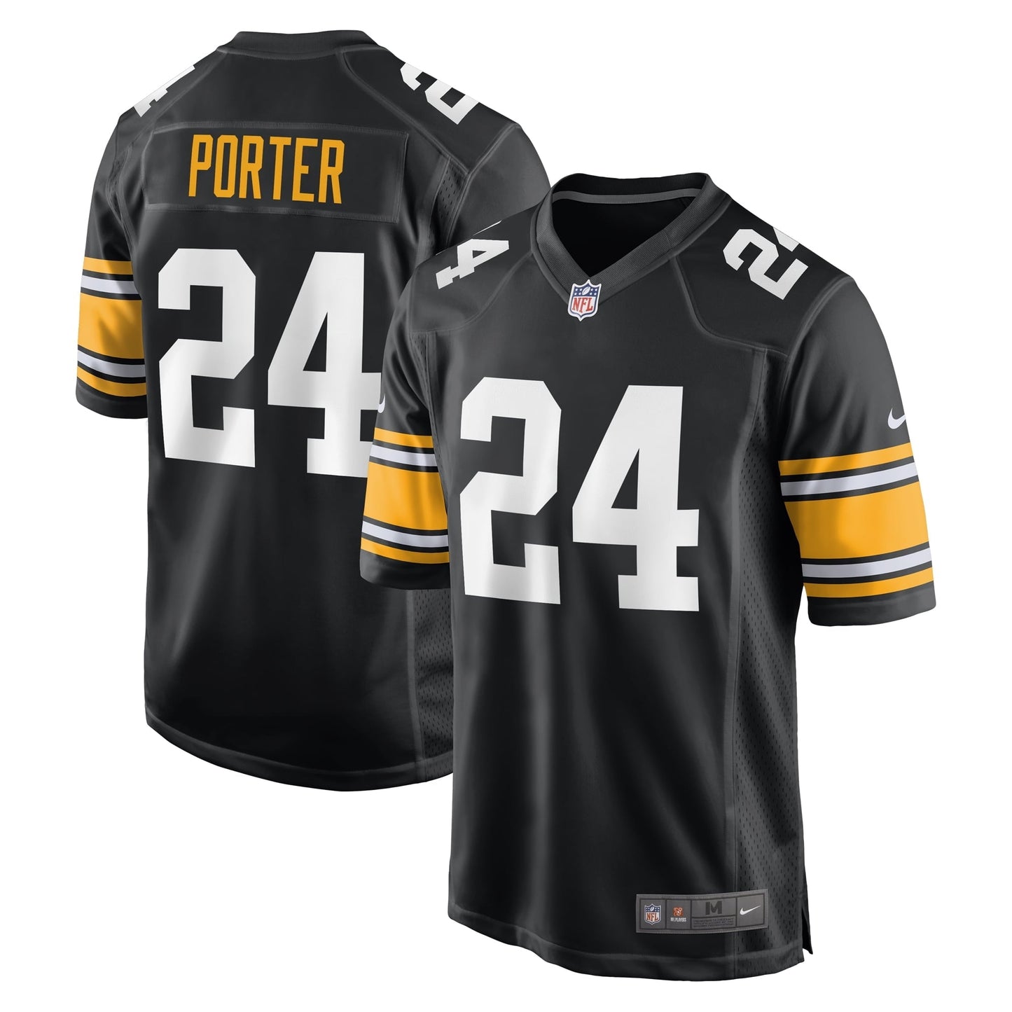 Men's Nike Joey Porter Jr. Black Pittsburgh Steelers Alternate Game Jersey