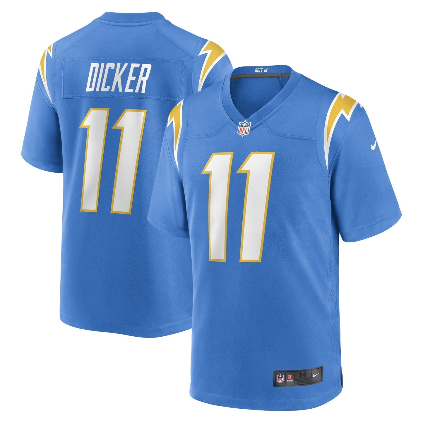 Men's Nike Cameron Dicker Powder Blue Los Angeles Chargers Game Jersey