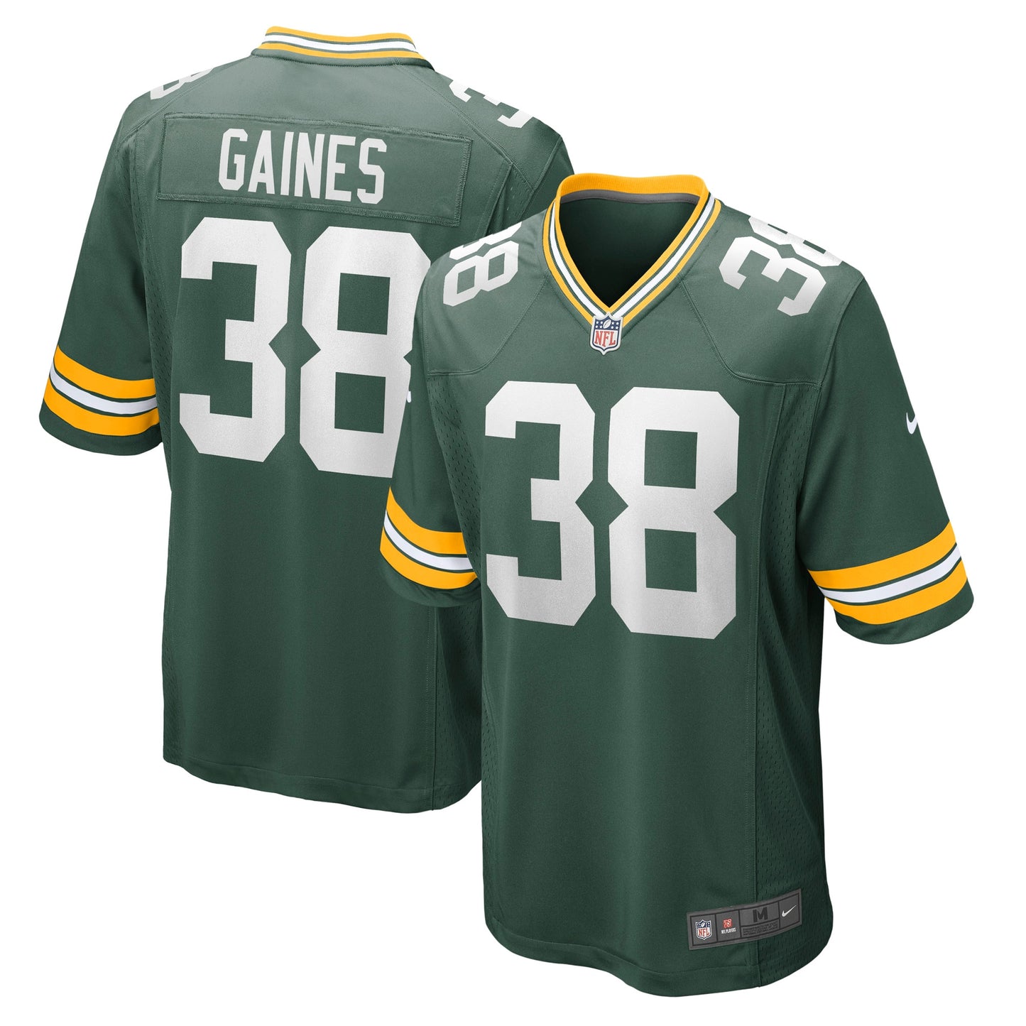 Innis Gaines Green Bay Packers Nike Game Jersey - Green