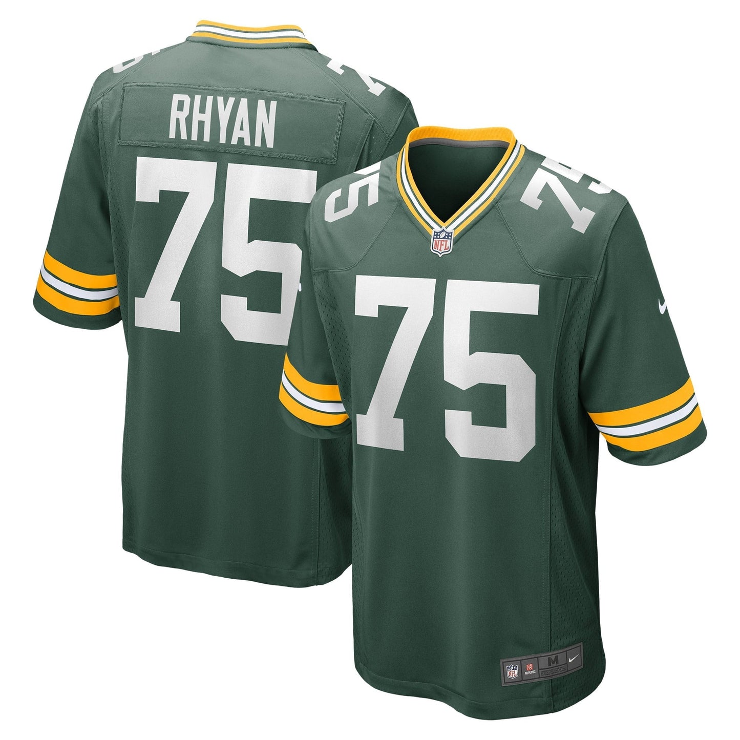 Men's Nike Sean Rhyan Green Green Bay Packers Game Player Jersey