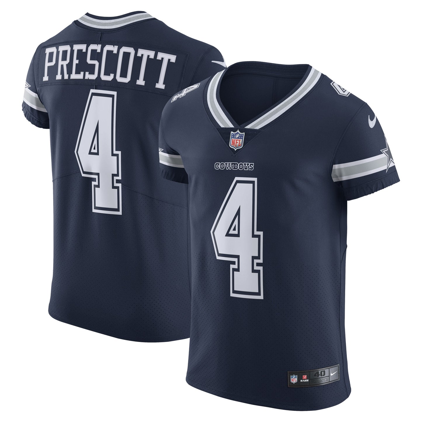 Dak Prescott Dallas Cowboys Nike Vapor Elite Player Team Jersey - Navy