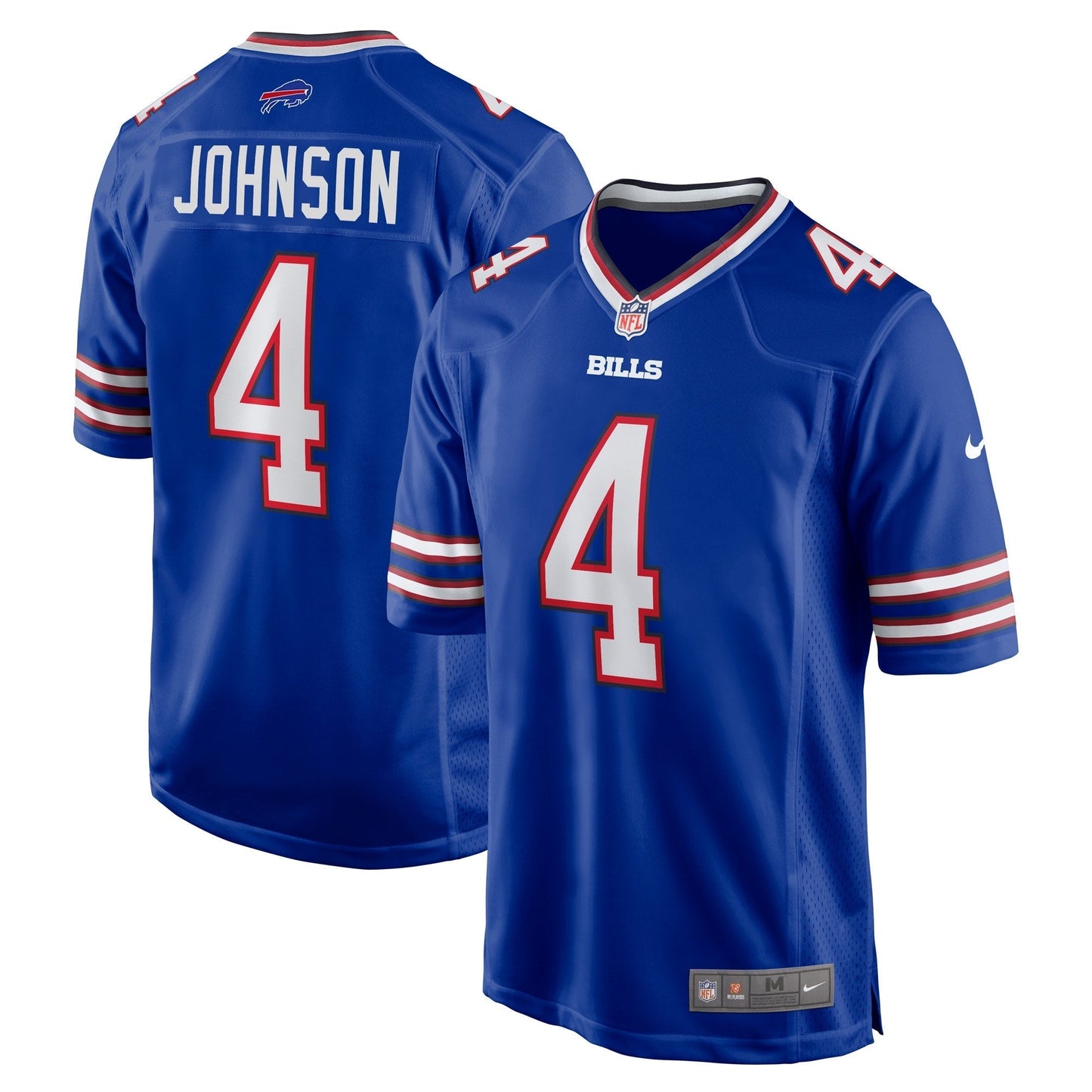 Men's Nike Jaquan Johnson Royal Buffalo Bills Game Jersey